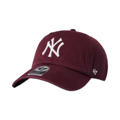 '47 YANKEES CLEAN UP "Dark Maroon"