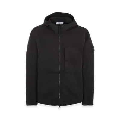 Stone Island 43310 Supima Cotton Hooded Jacket - 23SS "Black"