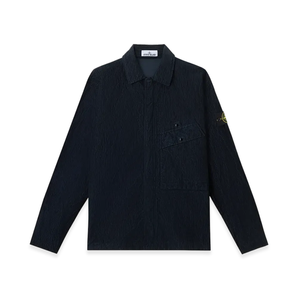 Stone Island 1200020 Wrinkled Corduroy 500-TC "Navy Blue"