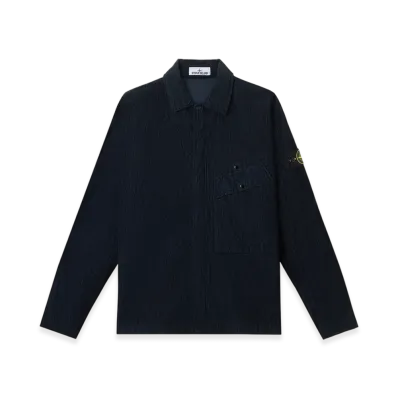 Stone Island 1200020 Wrinkled Corduroy 500-TC "Navy Blue"