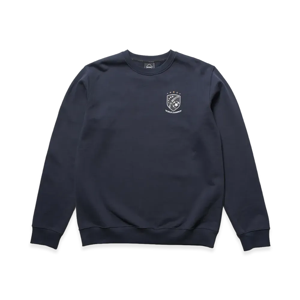 F.C.Real Bristol Champions Team Crewneck Sweat "Navy"