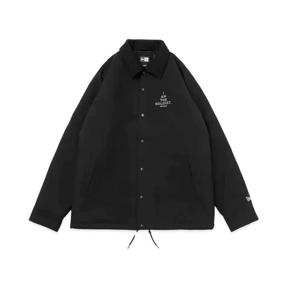NEW ERA x TAKAHIROMIYASHITATheSoloist. Wool Coach Jacket SS24 "Black"