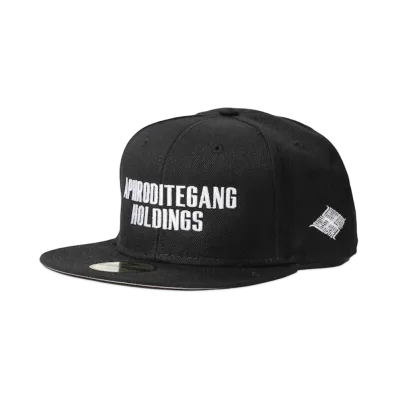 APHRODITEGANG AGH Logo Snapback Cap "Black/White"