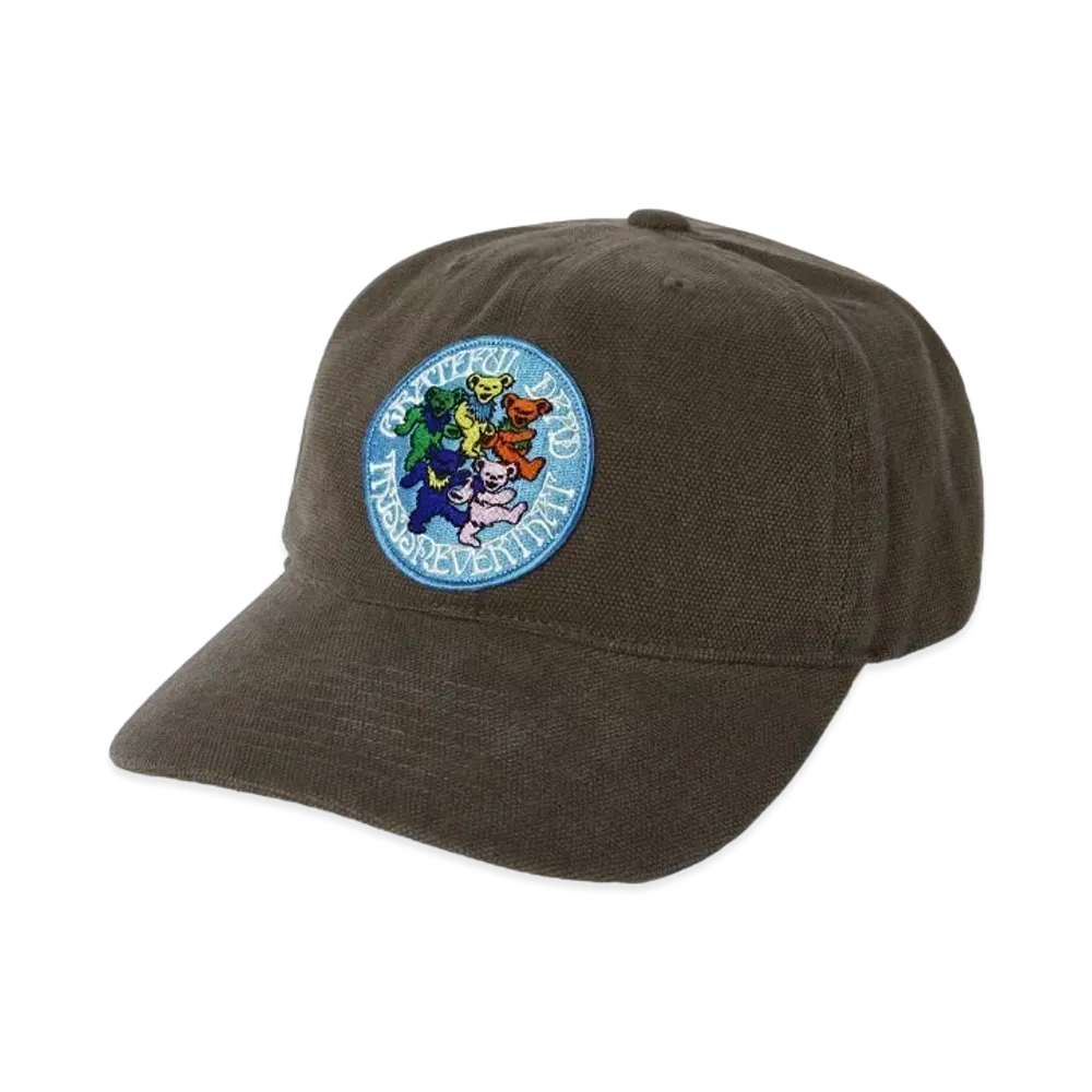 thisisneverthat x Grateful Dead Lightning Patch Oxford Cap "Brown"