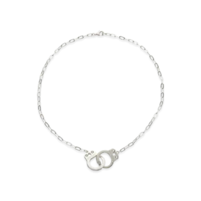 HYSTERIC GLAMOUR Handcuffs Necklace "Silver"