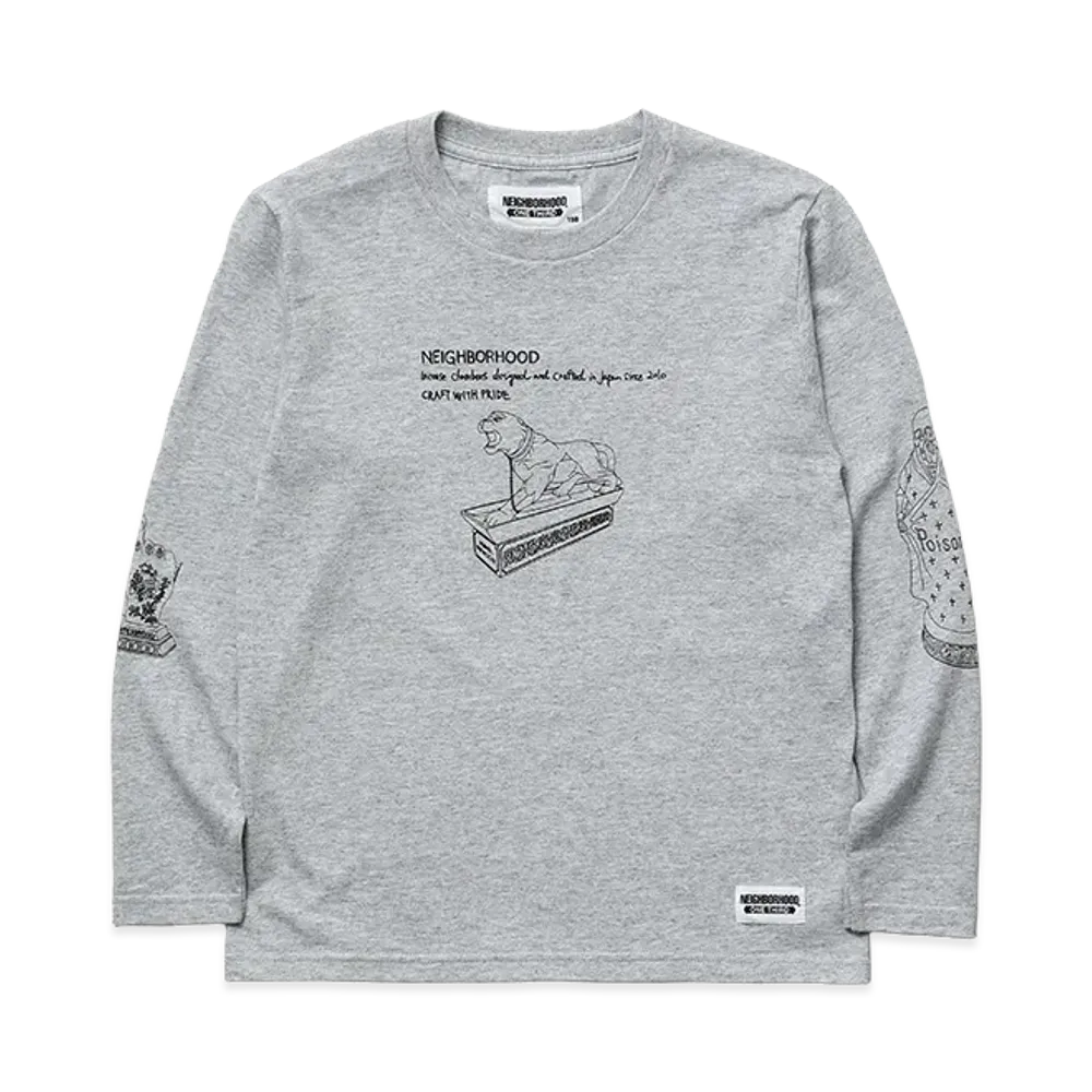 NEIGHBORHOOD Kids OT Tee LS-4 "Gray"