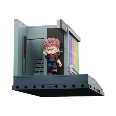 POP MART Jujutsu Kaisen Series Scene Blocks Yuji Itadori