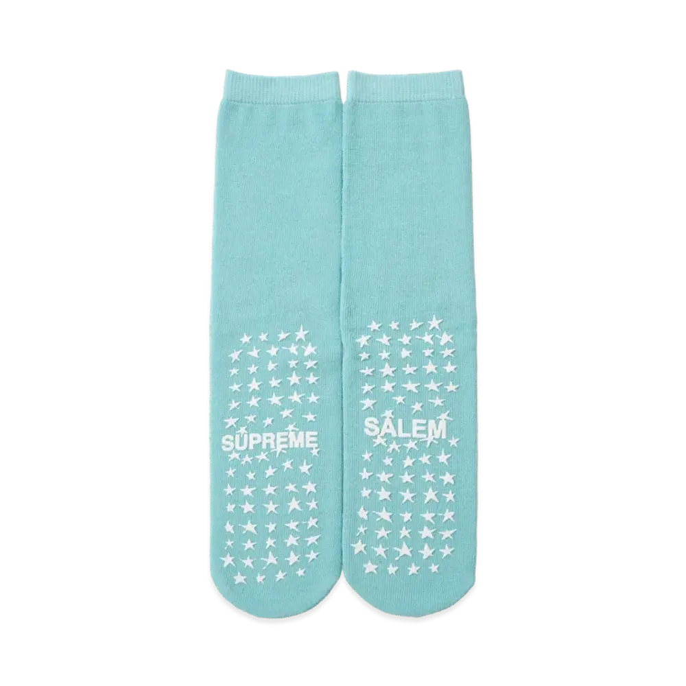Supreme x SALEM Hospital Socks "Light Blue"