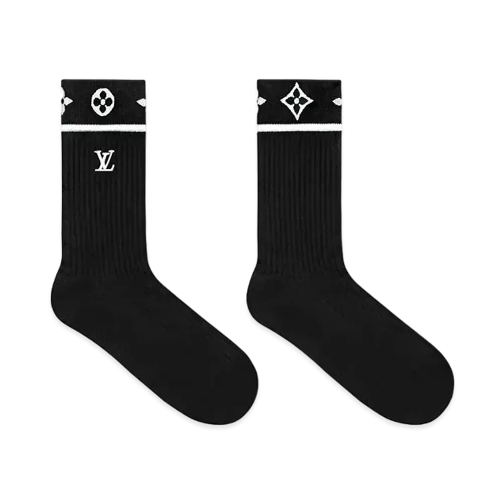 Louis Vuitton LV Sporty Socks "Noir"