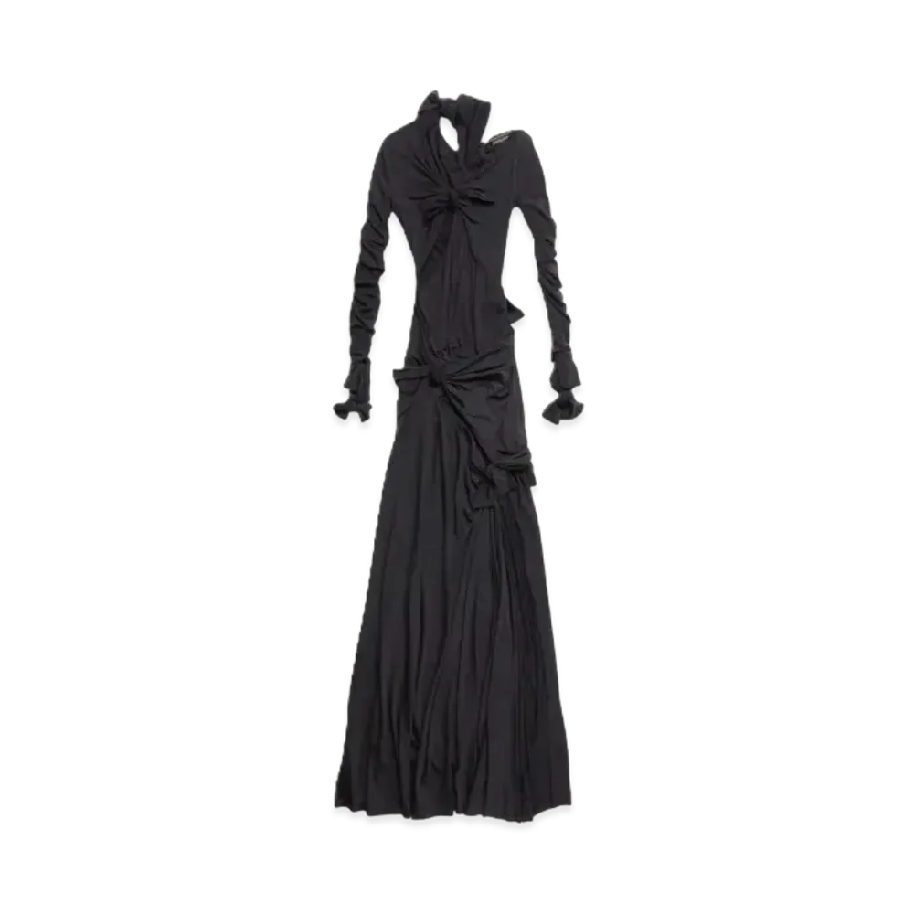 BALENCIAGA Women's Knot Gowns "Black"