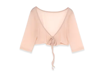ANDMARY Women's Dara Tulle Short Cardigan "Pink"