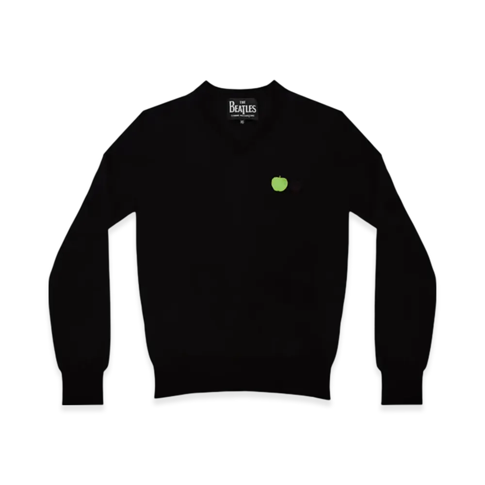 COMME des GARCONS x The Beatles V-Neck Sweater "Black"