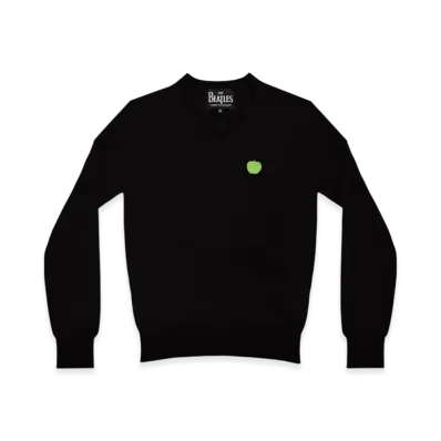 COMME des GARCONS x The Beatles V-Neck Sweater "Black"