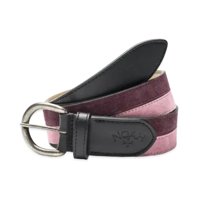Noah Stripe Belt "Burgundy"