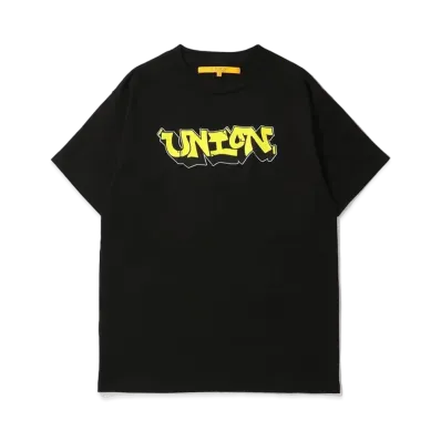 UNION Funk Letter Tee "True Black"