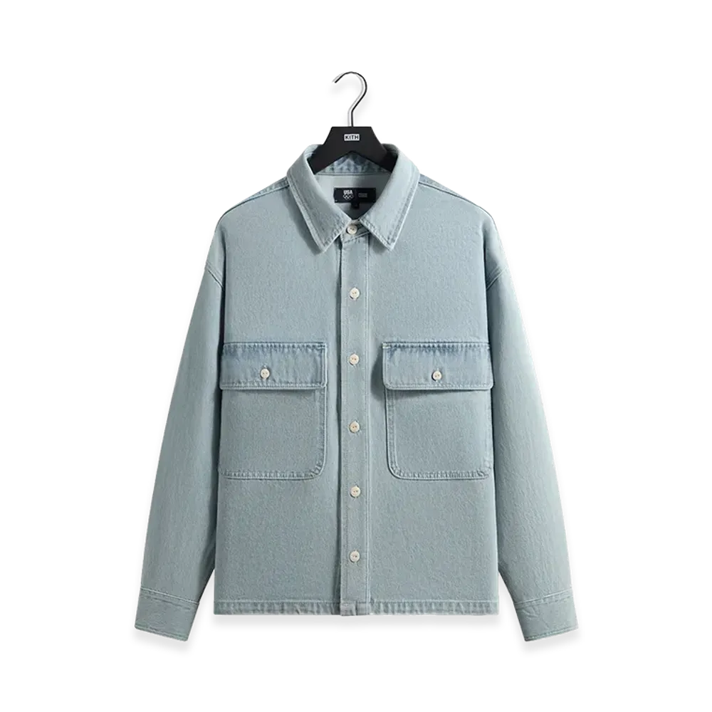 Kith x Team USA Henson Shirt "Light Indigo"