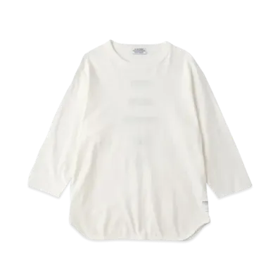 Graphpaper 0552 Pmd Logo 3/4 Sleeve T-Shirt "White"