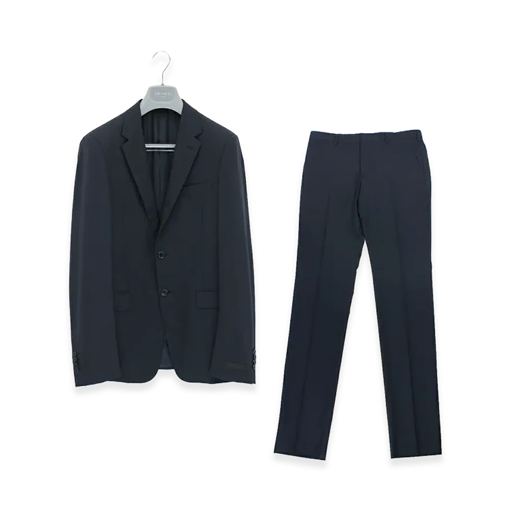 PRADA Abito Lana Leggera (Suit Set-Up) "Bleu"