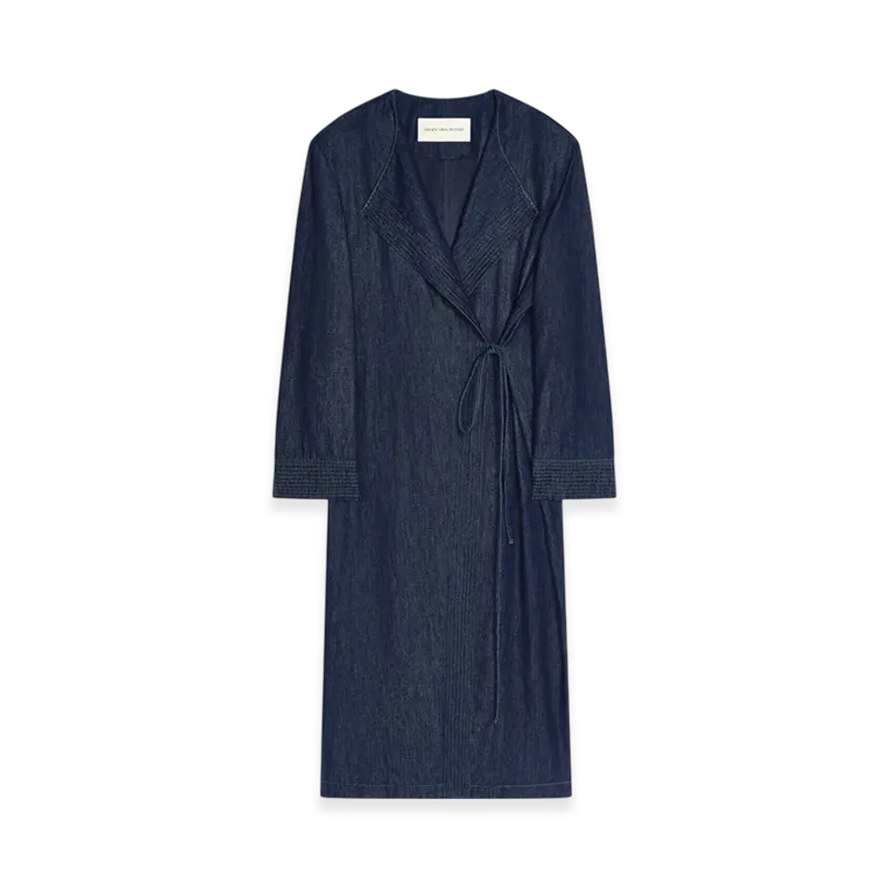 DRIES VAN NOTEN Women's Denim Coat "Indigo"