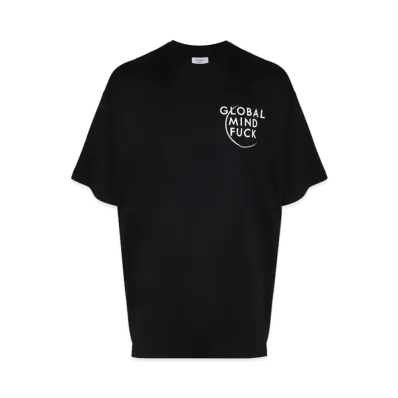 VETEMENTS Global Mind Tee "Black"