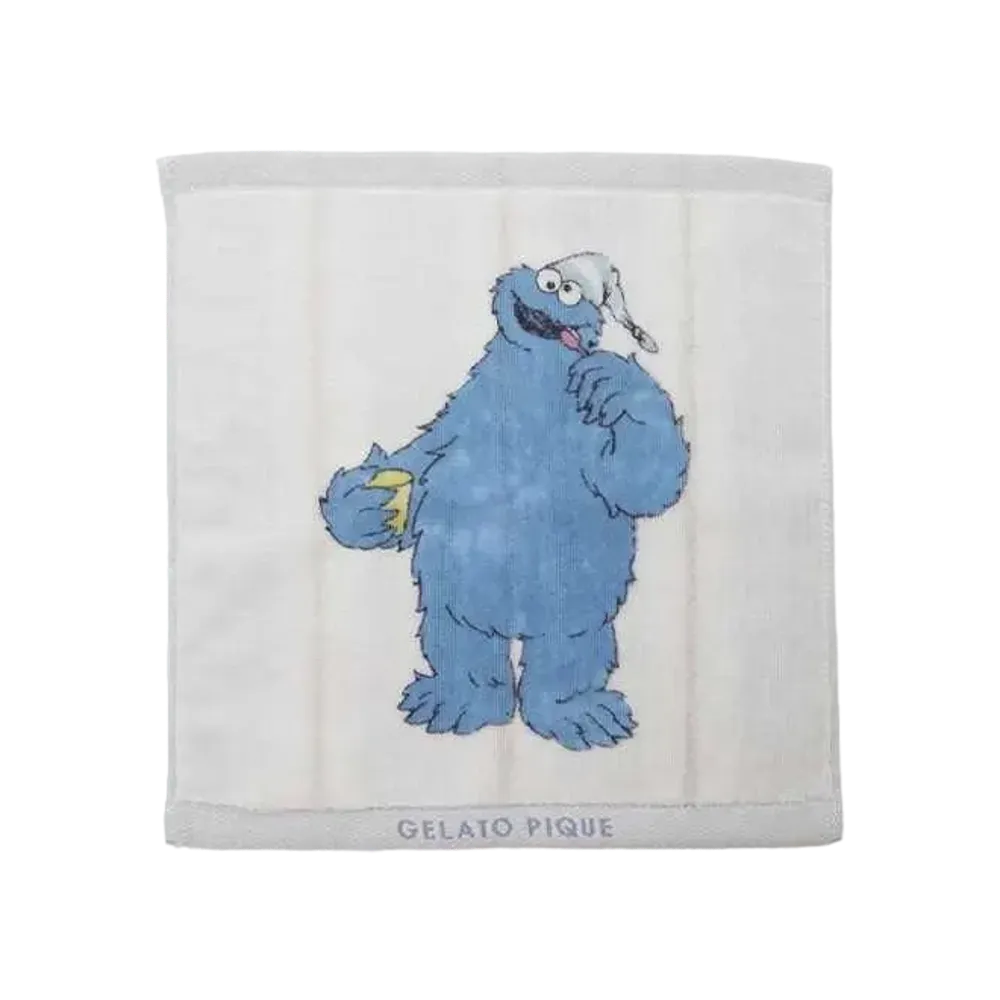 GELATO PIQUE x Sesame Street Hand Towel "Blue"