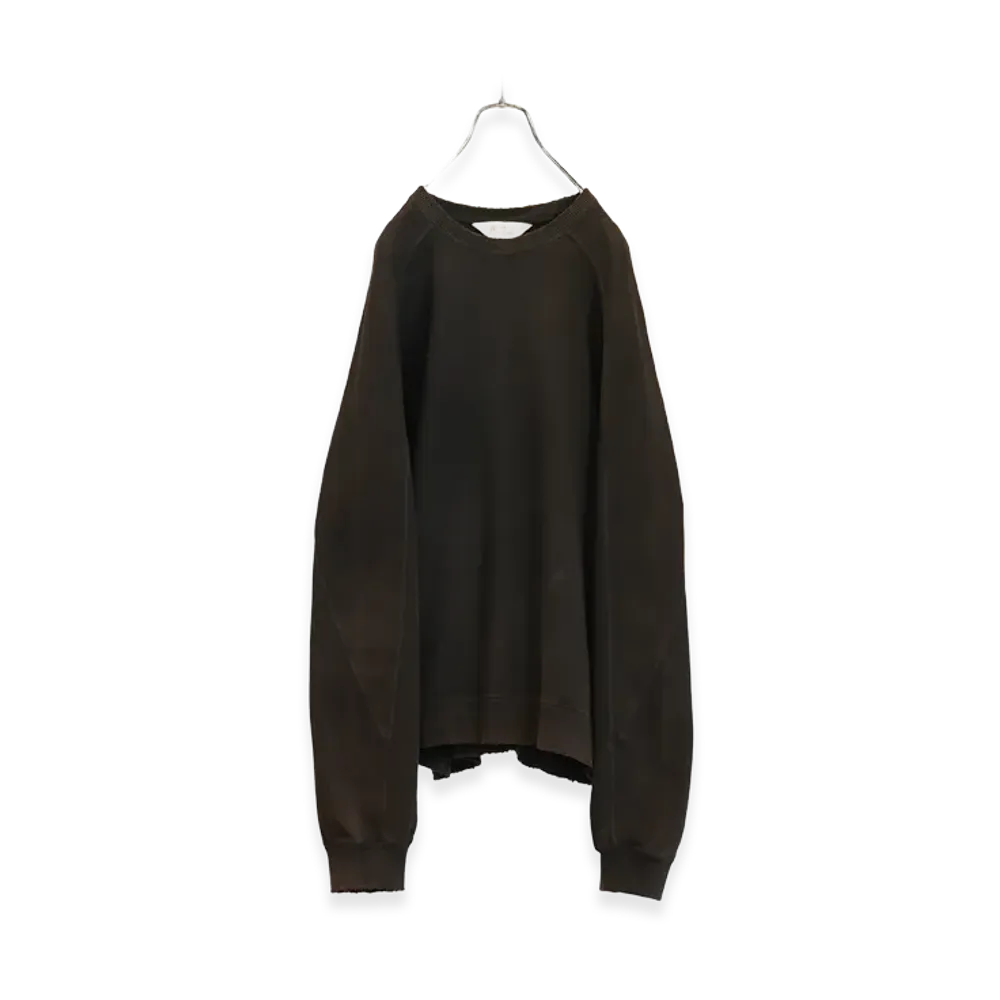 ANCELLM Smooth Sweat Shirt "Black"
