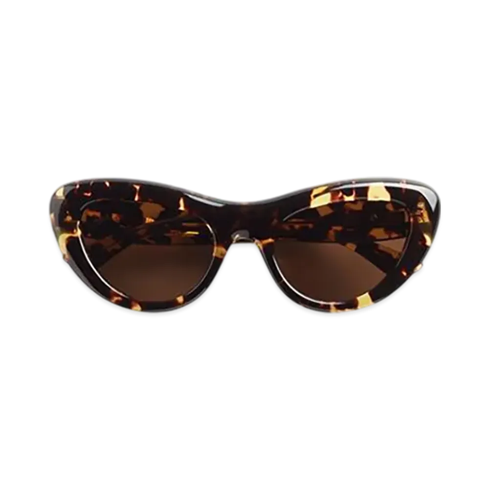Bottega Veneta Bombe Cat Eye Sunglasses "Havana/Havana/Brown"
