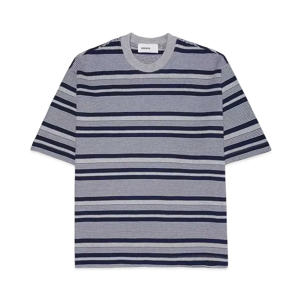 everyone Border Tee Shirts "Grey"