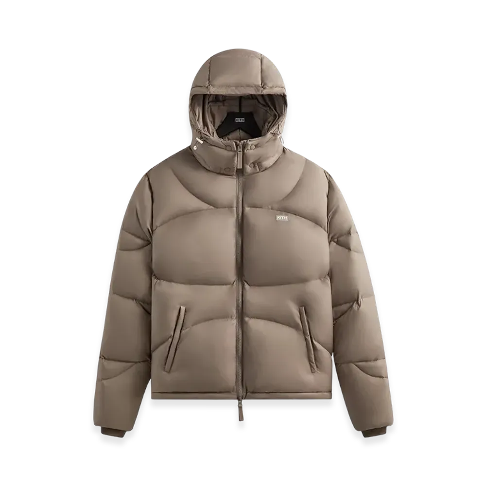 Kith Matte Stretch Taffeta Corey Puffer "Quicksand"