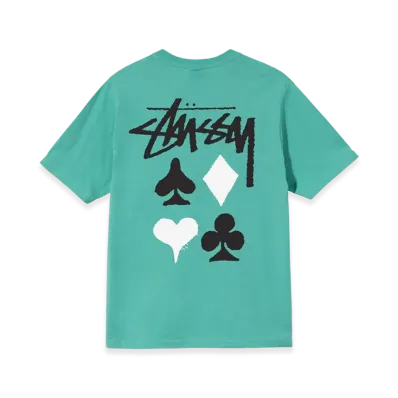 Stussy Full Deck 2 Tee "Green"