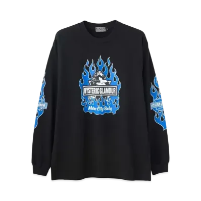 HYSTERIC GLAMOUR Motor City Baby T-Shirt "Black"