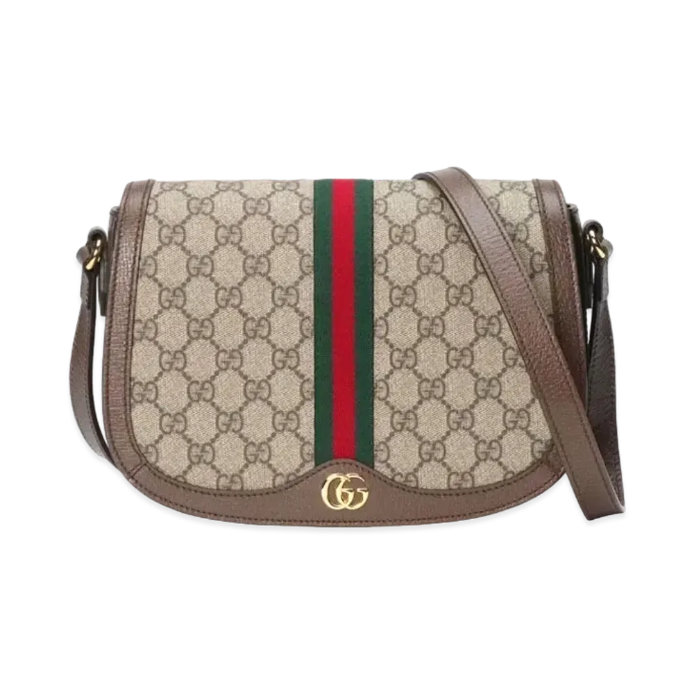 GUCCI Ophidia GG Small Shoulder Bag "Beige/Ebony"