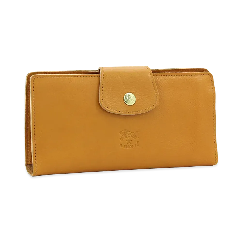 IL BISONTE Long Wallet "Orange"