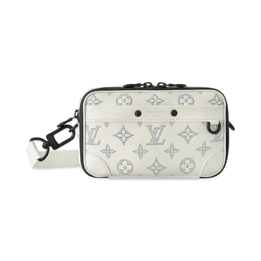 Louis Vuitton Alpha Wearable Wallet Monogram Shadow "Blanc"