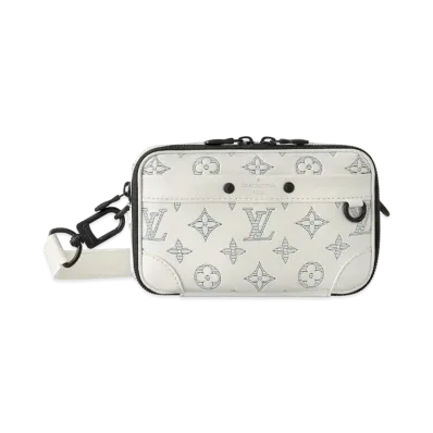 Louis Vuitton Alpha Wearable Wallet Monogram Shadow "Blanc"