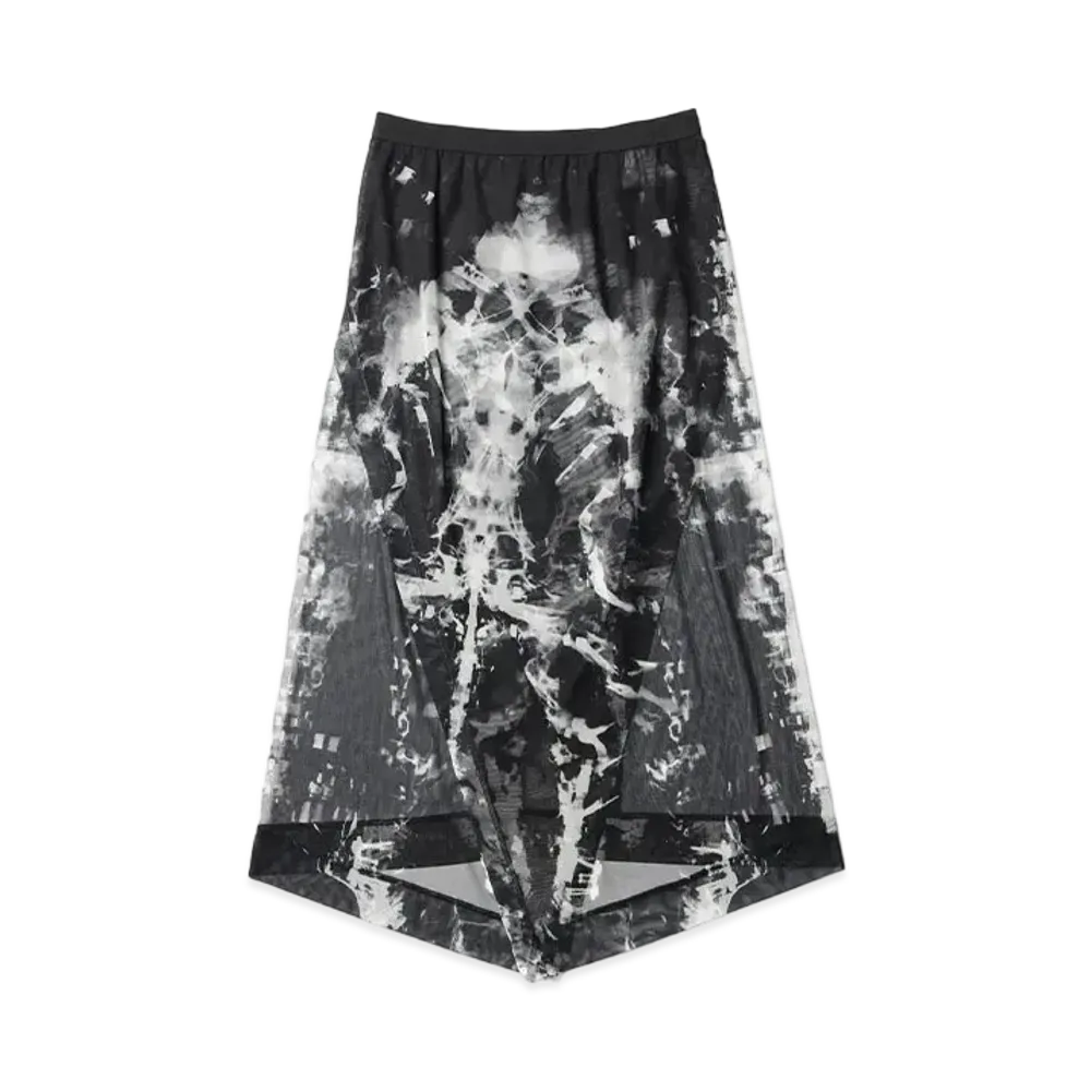 JULIUS Draping Skirt "Black"