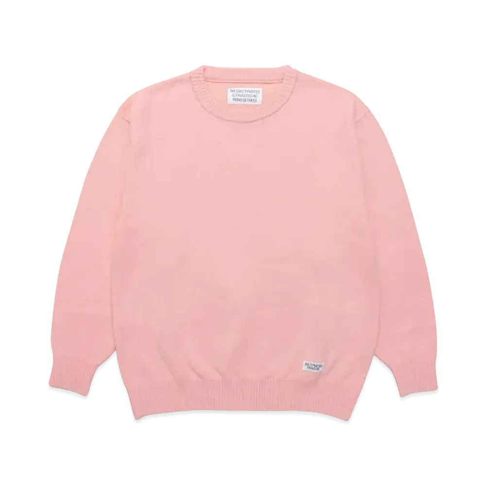 WACKO MARIA CLASSIC SWEATER "Pink"
