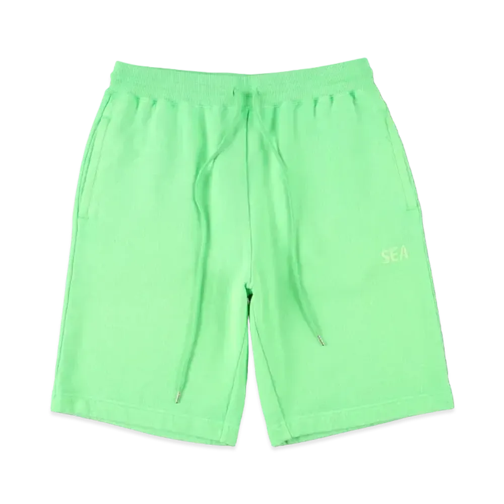 WIND AND SEA SEA (PIGMENT-DYE) SWEAT SHORTS #2 "FS Green"