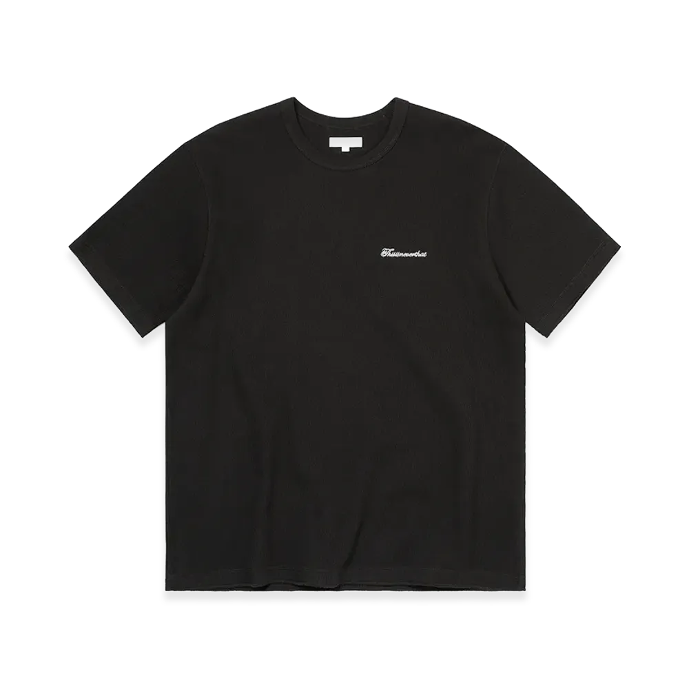 thisisneverthat Waffle Tee "Off Black"
