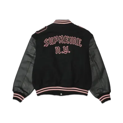 Supreme Captains Varsity Jacket "Black"