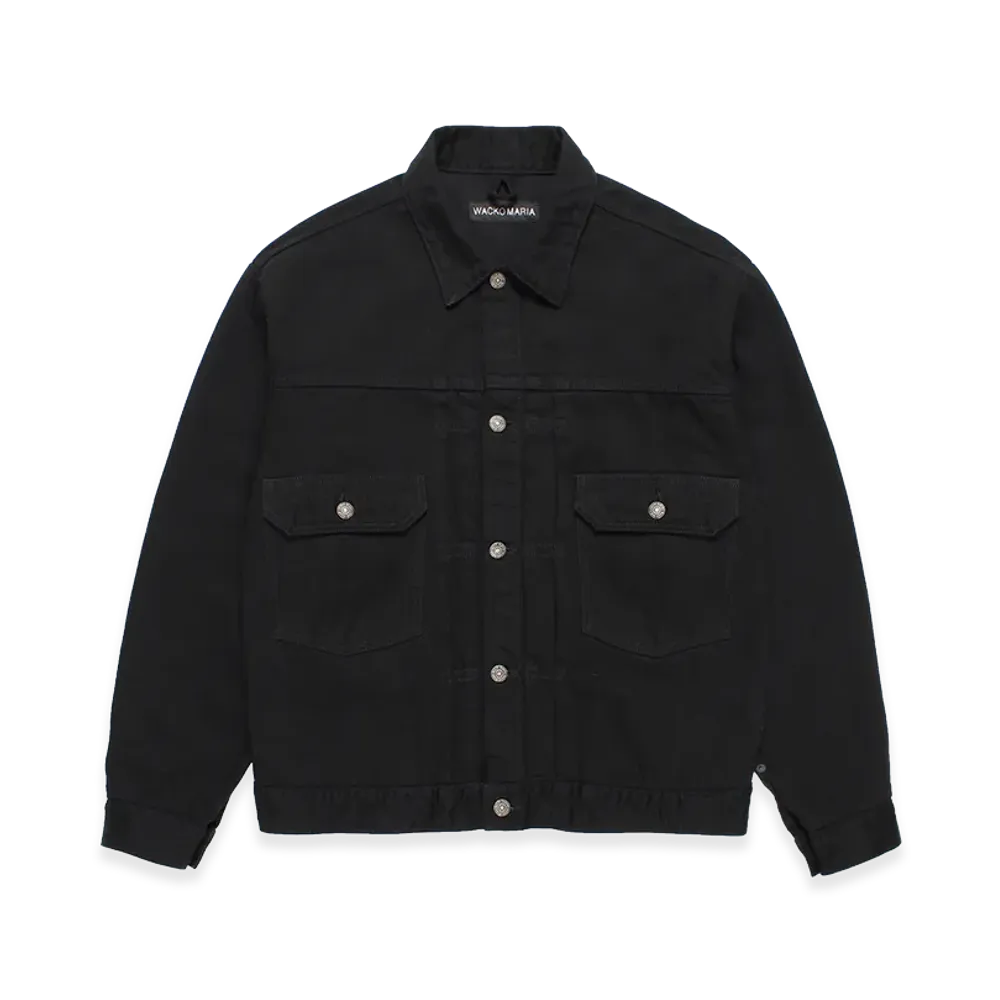 WACKO MARIA Denim Trucker Jacket "Black"