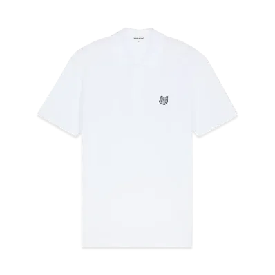 Maison Kitsune Bold Fox Head Patch Comfort Polo "White"