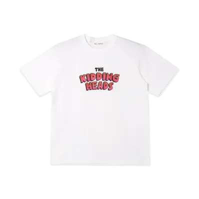 N.HOOLYWOOD x THE KIDDING HEADS Logo T-Shirt "White"