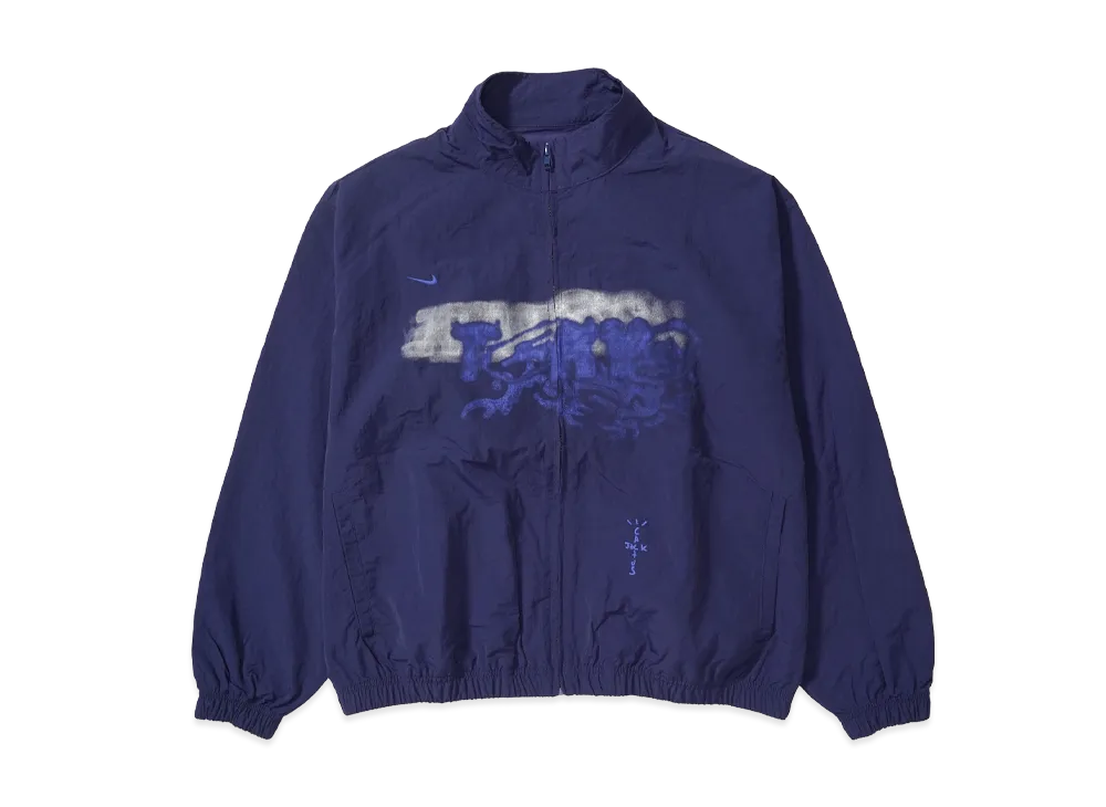 Travis Scott Cactus Jack x Fragment x Nike Tokyo Windbreaker Zip Jacket "Navy"