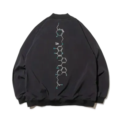 NEW ERA x THE RAMPAGE DNA Bomber Jacket "Black"