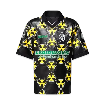 Louis Vuitton Soccer Ball Patchwork Leather Short-Sleeved Top "Lemon Curry"