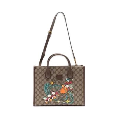 GUCCI x Disney Donald Duck GG Supreme Tote Bag