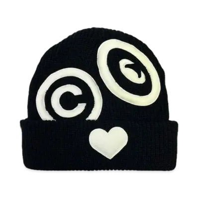 COIN PARKING DELIVERY CPD LOVE Patch Beanie #17 "Black"