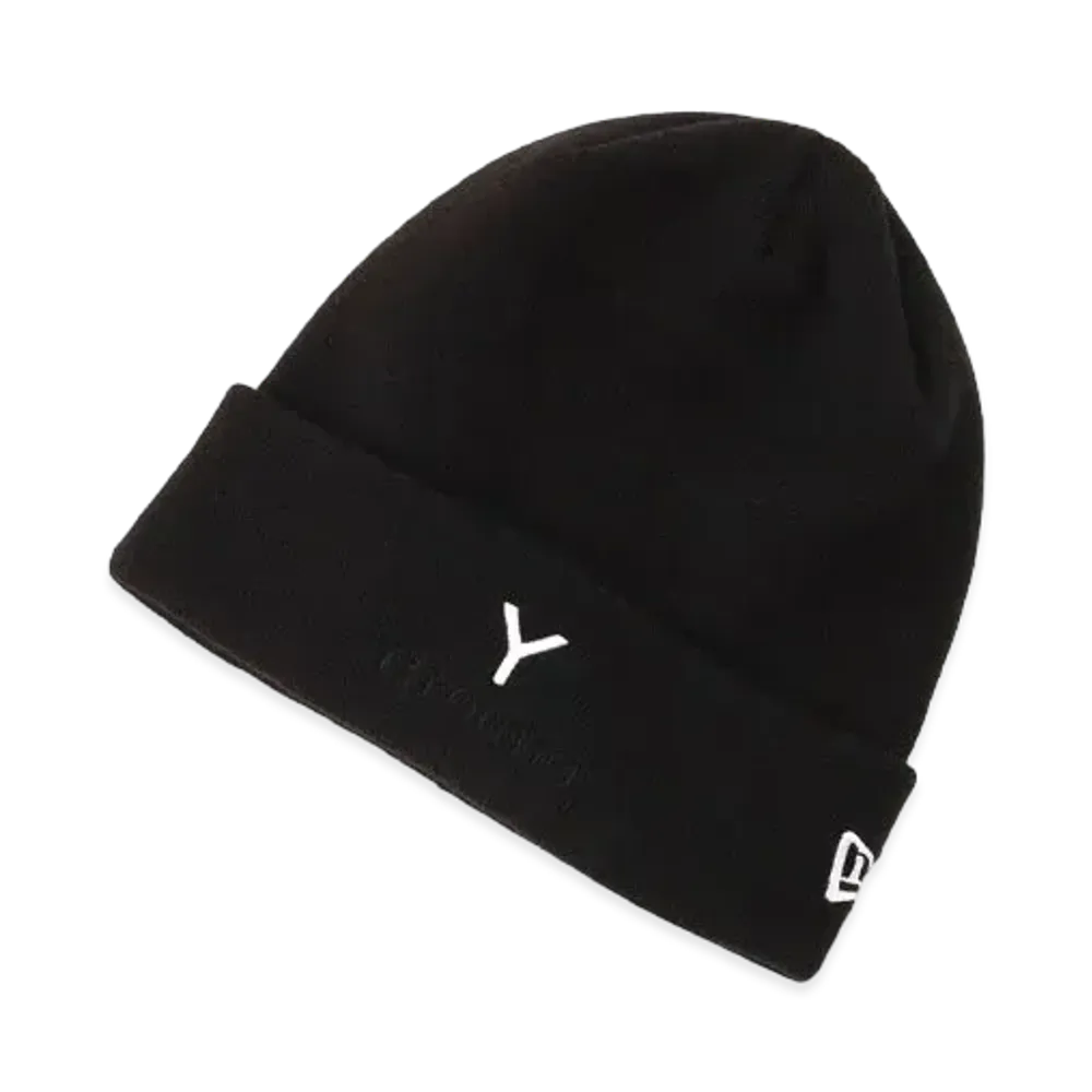Ground Y x NEW ERA Cuff Knit GY Logo "Black"