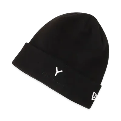 Ground Y x NEW ERA Cuff Knit GY Logo "Black"